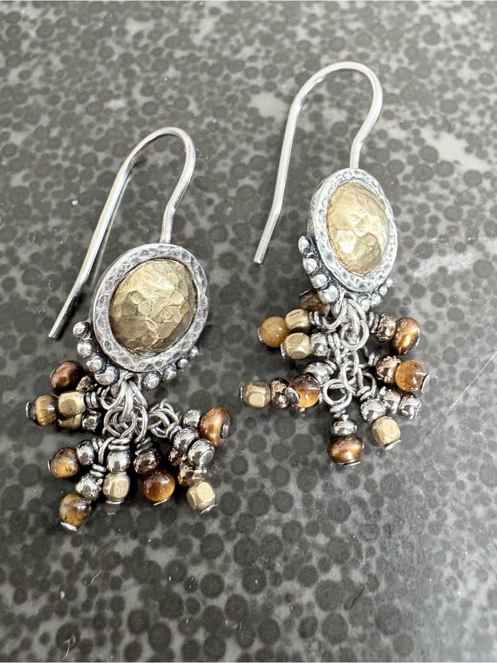 Silpada Multi-Stone Dangle Earrings (W1948)